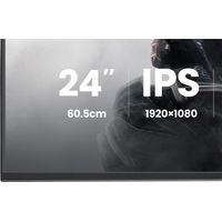 Miniatura 7 de MONITOR IIYAMA 24 PULGADAS RESOLUCION FULL HD (1920X1080), PANEL IPS, 1 MS (MPRT), 75 HZ, BRILLO 250, CONTRASTE 1000:1, HDMI, DISPLAYPORT, HUB USB, AL