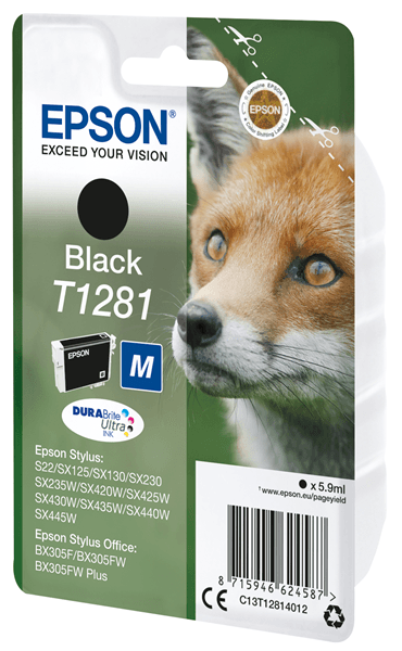 CARTUCHO EPSON NEGRO T1281 C13T12814012