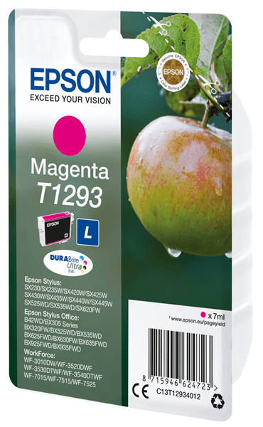 CARTUCHO EPSON MAGENTA SX420W/425W C13T12934012