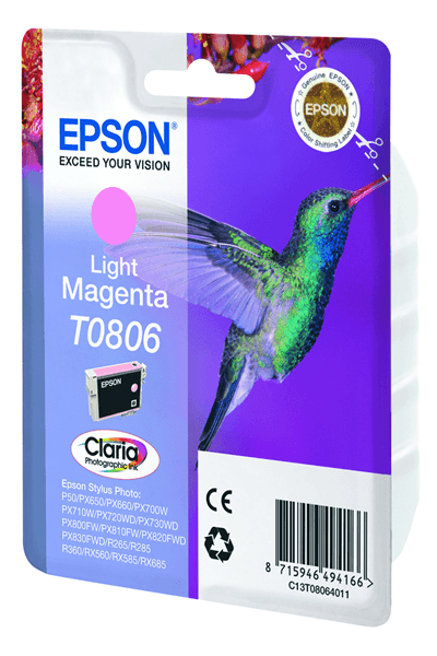 CARTUCHO EPSON MAGENTA T0806 C13T08064011