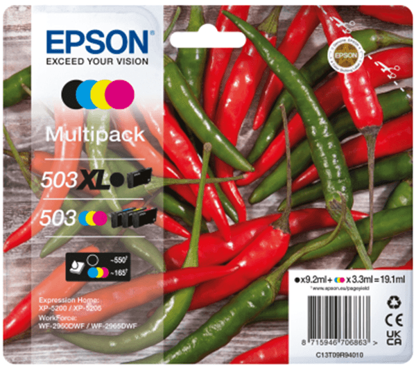 Ink/503XL Chillies CMYK