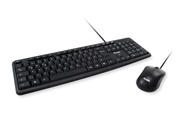 COMBO TECLADO + MOUSE USB EQUIP LIFE COLOR NEGRO