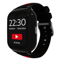 Miniatura 1 de SmartWatch SaveFamily Iconic Plus 2 Correa Silicona Estampada Negra Streamer 4G
