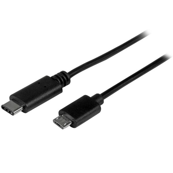 StarTech com Cable Adaptador de 50cm USB C a Micro USB B USB 2 0 macho a macho negro