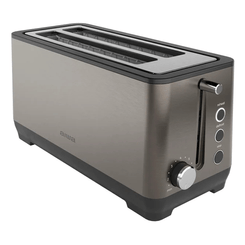 TOSTADORA AIWA KOFOTATSU 2 RANURAS 1600W 7 NIVELES ACERO INOXIDABLE BANDEJA DE MIGAS