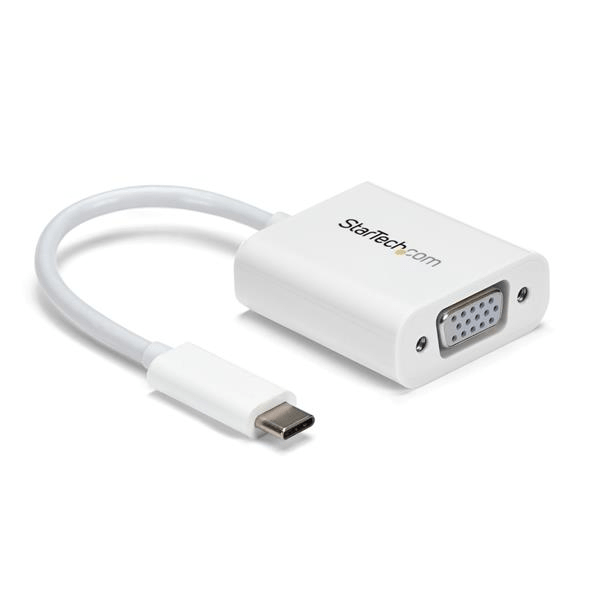 usb-c to vga adapter - white