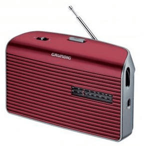 TRANSISTOR GRUNDIG MUSIC 60 RED/SILVER