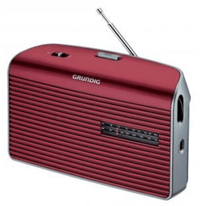 TRANSISTOR GRUNDIG MUSIC 60 RED/SILVER
