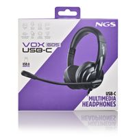 Miniatura 7 de AURICULARES C/MICROFONO NGS VOX 605 USB-C NEGRO