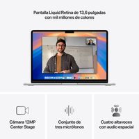 Miniatura 6 de 13-inch MacBook Air: Apple M4 chip with 10-core CPU and 10-core GPU, 16GB, 512GB SSD - Silver