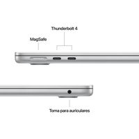 Miniatura 8 de 13-inch MacBook Air: Apple M4 chip with 10-core CPU and 10-core GPU, 16GB, 512GB SSD - Silver