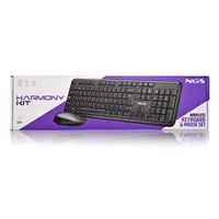 Miniatura 7 de COMBO TECLADO/RATON NGS HARMONY KIT INALAMBRICO NEGRO