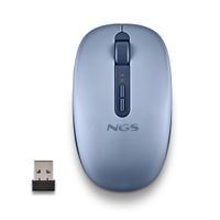 Miniatura 2 de MOUSE NGS WIRELESS FOG DUAL BLUE BLUETOOTH 5.2 2.4GHZ MULTIDISPOSITIVO 1600DPI SILENCIOSO COLOR AZUL
