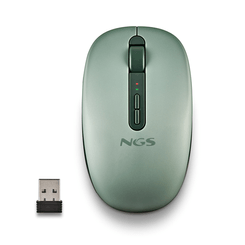 MOUSE NGS WIRELESS FOG DUAL GREEN BLUETOOTH 5.2 2.4GHZ MULTIDISPOSITIVO 1600DPI SILENCIOSO VERDE