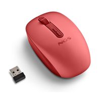 Miniatura 3 de MOUSE NGS WIRELESS FOG DUAL RED BLUETOOTH 5.2 2.4GHZ MULTIDISPOSITIVO 1600DPI SILENCIOSO COLOR ROJO