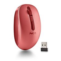 Miniatura 5 de MOUSE NGS WIRELESS FOG DUAL RED BLUETOOTH 5.2 2.4GHZ MULTIDISPOSITIVO 1600DPI SILENCIOSO COLOR ROJO