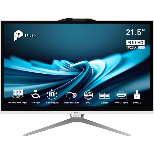 MSI Pro AP222T-614EU i3-14100 8 512 W11H 22 tac.B
