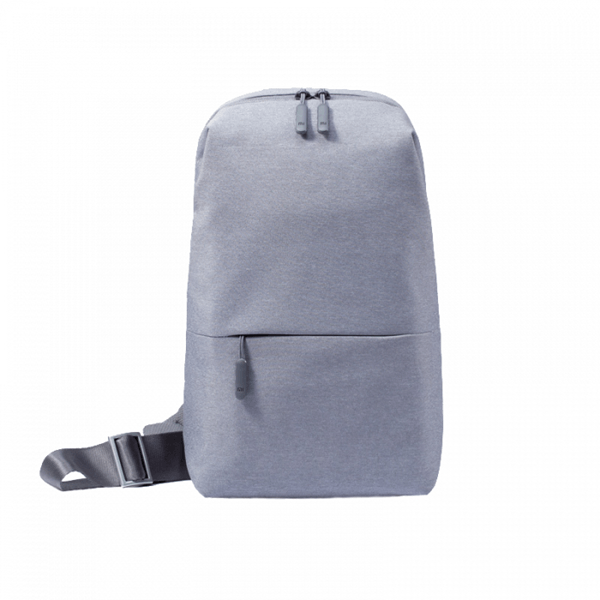 mochila xiaomi mi city sling bag light grey