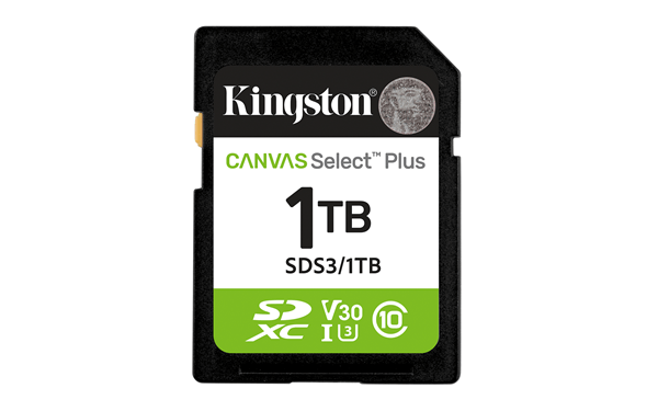 1TB SDXC Canvas Select Plus Gen3 150MB/s C10 UHS-I U3 V30
