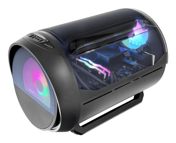 MARS GAMING MC-CYLON RGB Negro Incluye Fuente
