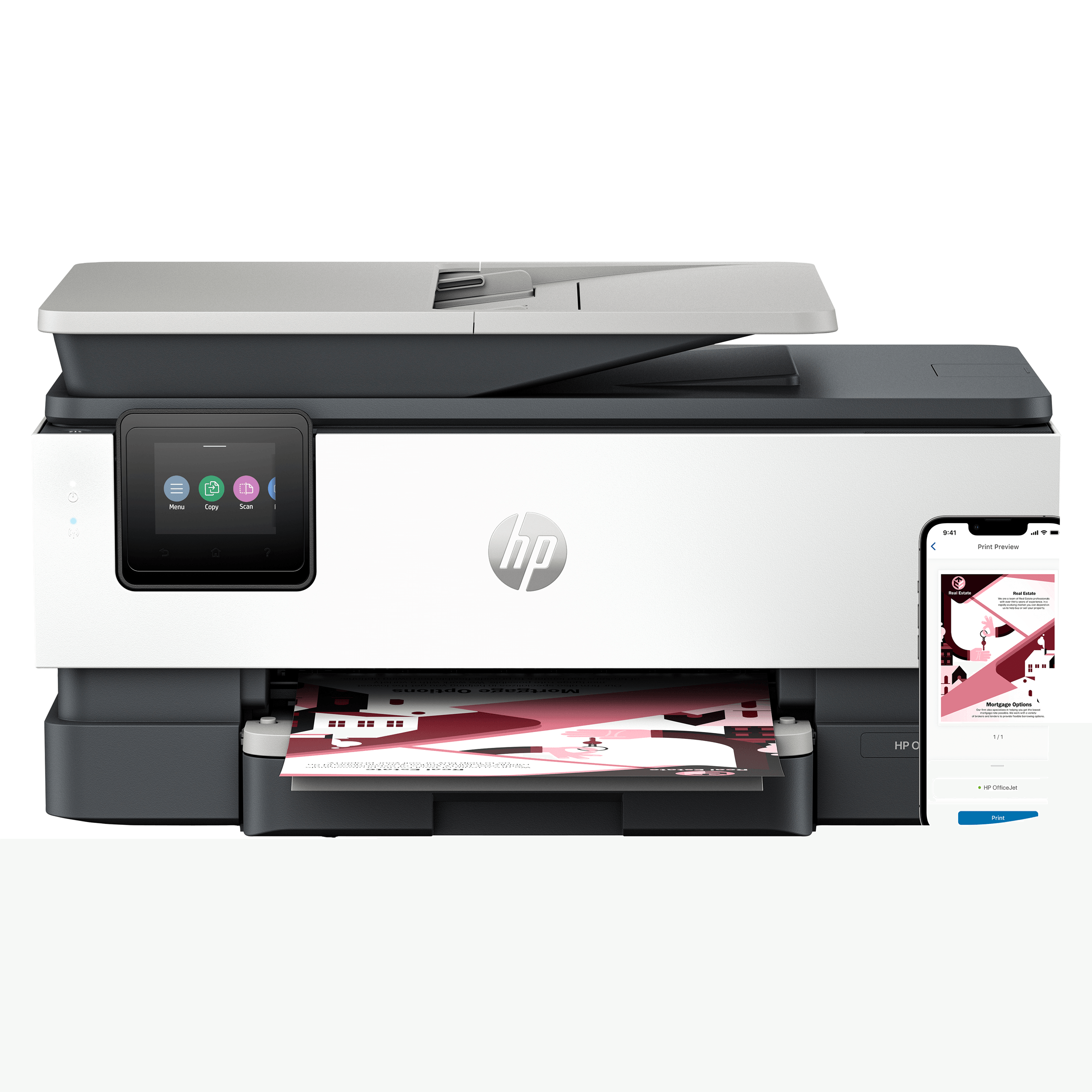 HP OfficeJet Pro Multifunción A4Wifi Thermal Inkjet Dúplex OfficeJet Pro 8122e Inalámbrico All-in-One Color Impresora, Servicio HP Instant Ink; Impres