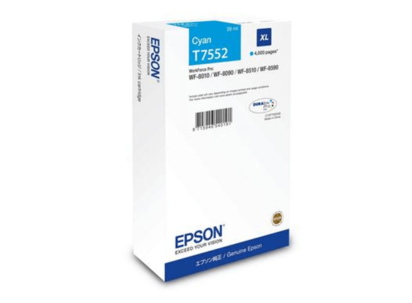 EPSON Cartucho Cian XL 4000p WF-8xxx