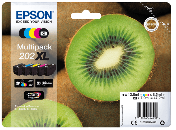 MULTIPACK 5-FARBIG 202XL KIWI CLARA PREMIUM I NK