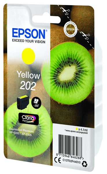 Epson Cartucho 202 Amarillo