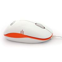 Miniatura 3 de RATON 3FREE OPTICO MCM101 BLANCO/NARANJA USB