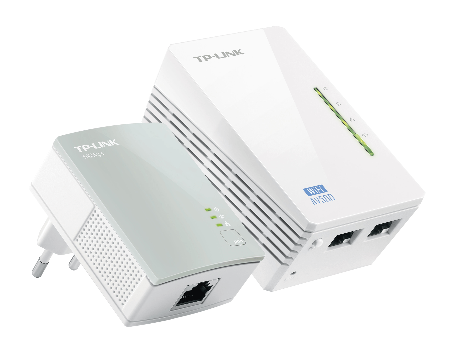 KIT 2 ADAPTADOR DE HOMEPLUG 600MBPS TP-LINK TL-WPA4220KIT AV600