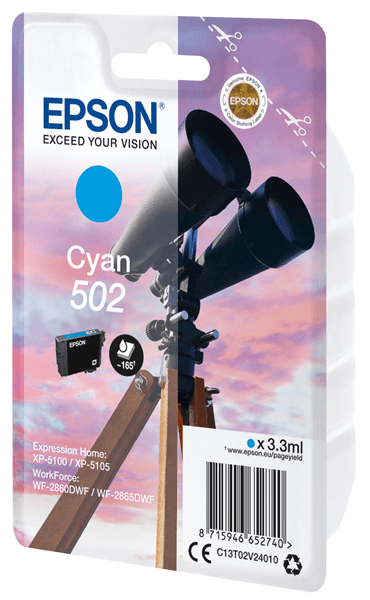 Epson Cartucho 502 Cyan