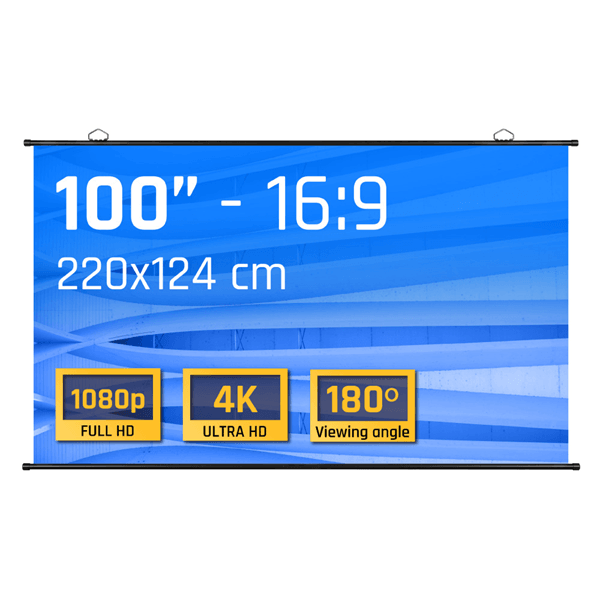 iggual Pantalla enrollable manual 10016:9 PEM100p