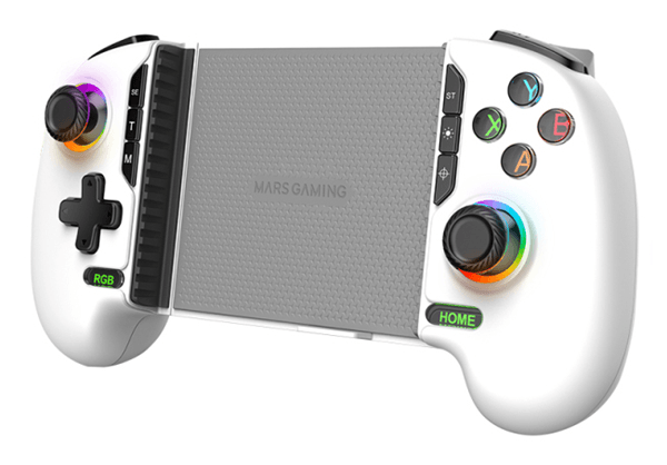 GAMEPAD BLUETOOTH MARS GAMING MGPXPRO BT+USB MULTIPLATAFORMA HALL EFFECT BLANCO