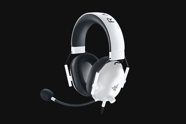 Auriculares gaming – Razer Blackshark V2 X, Diafragmas 50 mm TriForce, Micrófono Cardioide, Jack 3.5 mm, Blanco