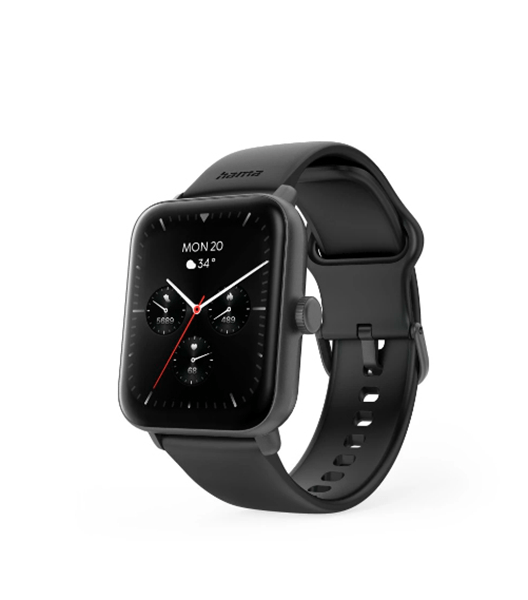 SMARTWATCH HAMA 6010 TFT 1.65″ GPS IP68 BT 5.3 LLAMADAS MANOS LIBRES 300MAH NEGRO