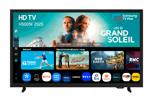 TV LED 32″ – Samsung TU32H5005FKXXC, HD, Hyper Real, Smart TV, Negro