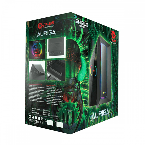 CAJA GAMING TALIUS AURIGA RGB – NEGRO