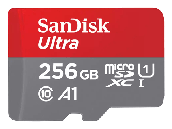 SANDISK ULTRA MICROSDXC 256GB + SD ADAPTER 150MB/S A1 CLASS 10
