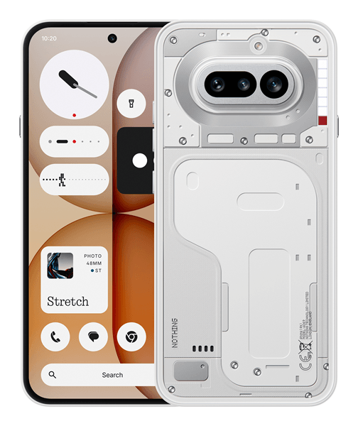 Móvil – Nothing Phone 4a, Blanco, 128GB, 8GB RAM, 6.78″ AMOLED LTPS flexible, Snapdragon 7s Gen 4, 5400 mAh