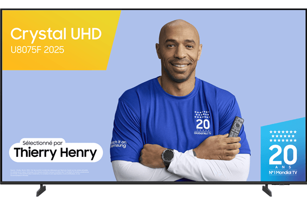 TV LED 50″ – Samsung TU50U8075HUXXC, UHD 4K, Crystal Processor Smart TV, Wifi, Negro