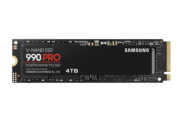 SAMSUNG 990 PRO SSD 4000GB M.2 7450MB/s PCI Express 4.0 NVMe