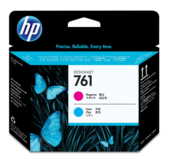 HP Designjet T7100 Cabezal Cian/Magenta n?761