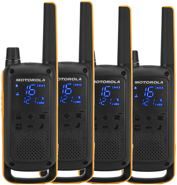 MOTOROLA T82 Extreme Quad Walkie Talkie 10Km 16CH