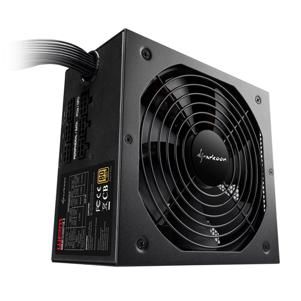 sharkoon  wpm gold zero 750w 14 cm 80 plus goldsemi-modular