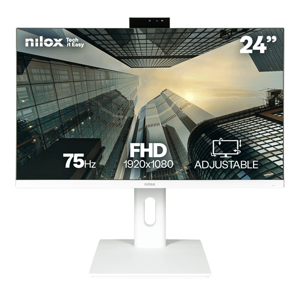 NILOX NXM24REGWEB01W 23.8" LED IPS Full HD HDMI VGA Altavoces