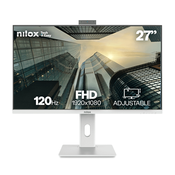NILOX NXM27RWEB02W 27" LED IPS Full HD Altavoces