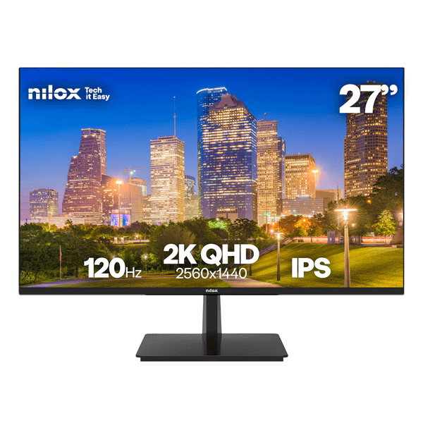 NILOX MONITOR 27 2K IPS 120 HZ HDMI Y DP 27" LCD IPS Quad HD HDMI
