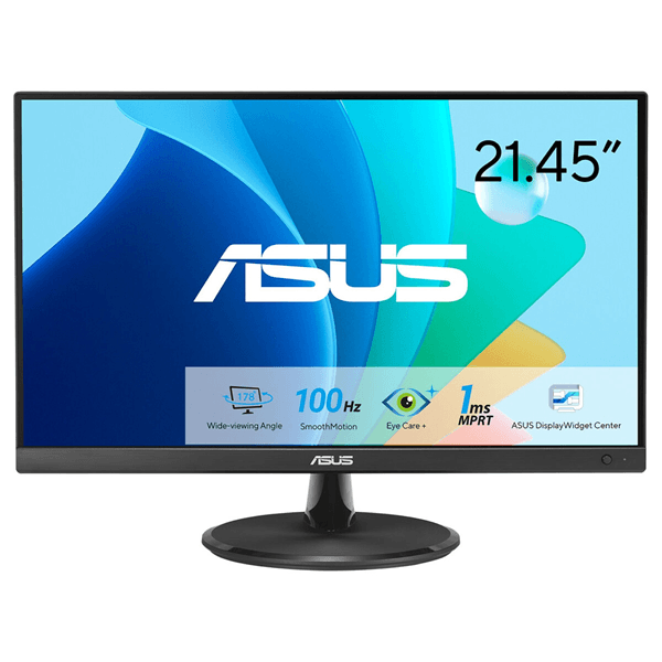 MONITOR ASUS 21.4" HDMI VGA ASUS VP227HF FHD 100Hz 1ms 250cd/m VESA