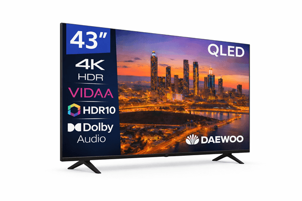 DAEWOO 43" 43VB56QV QLED 4K Ultra HD