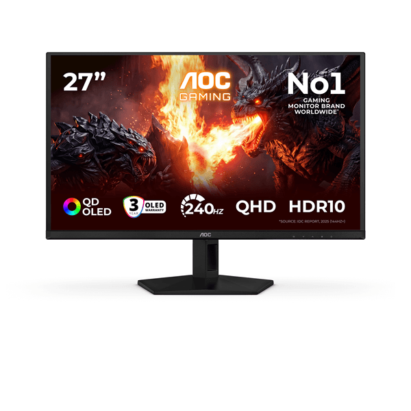 Monitor AOC Q27G41ZDF 26.5″ QD-OLED OLED Quad HD HDMI